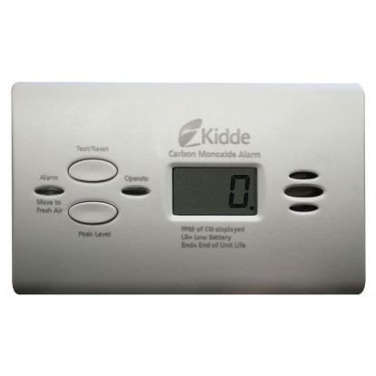 Picture of Carbon Monoxide Alarm, Battery-Operated, Digital Display