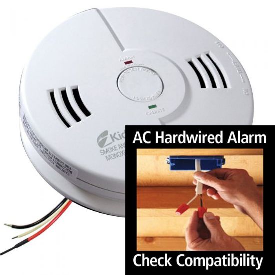 KN-COSM-IBA Hardwire Interconnectable Combination Carbon Monoxide ...