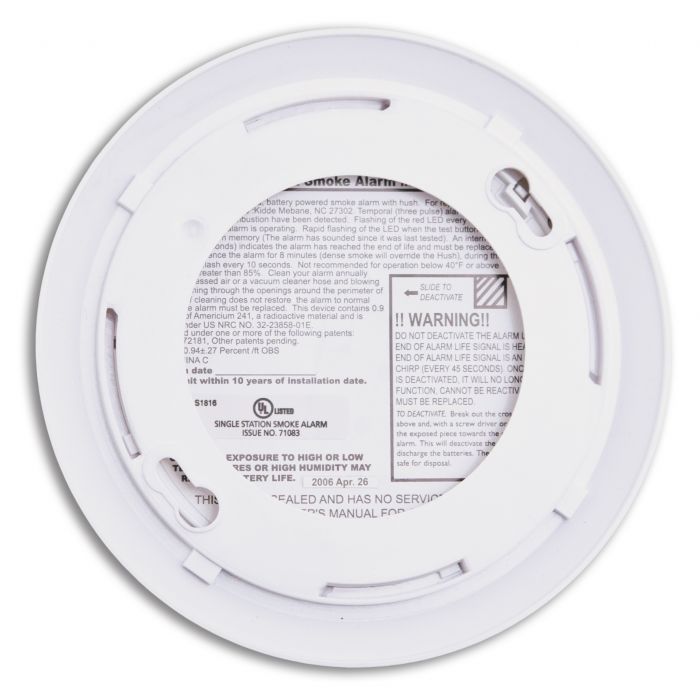 i9010 10Year Sealed Lithium BatteryOperated Smoke Alarm Shop Kidde