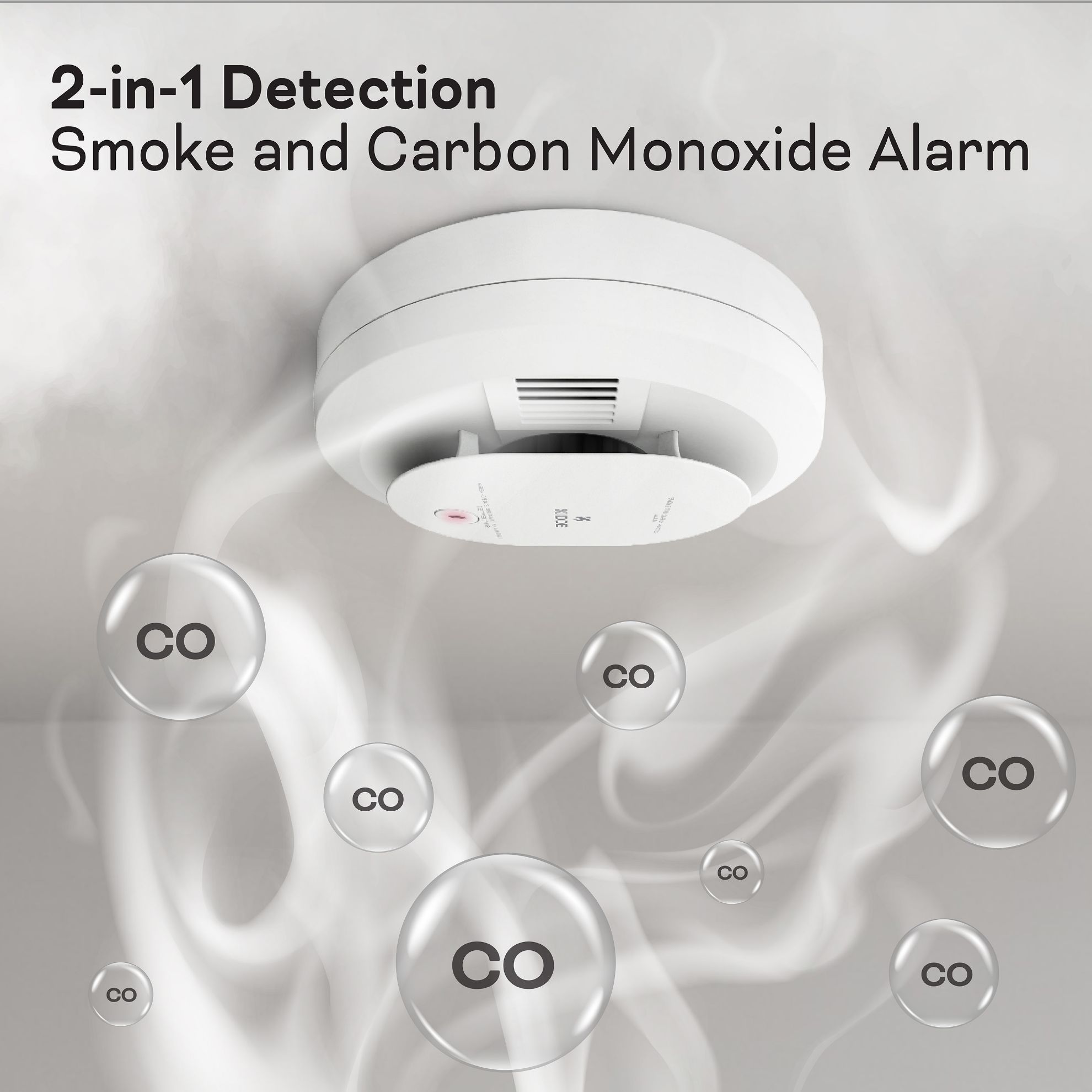 Hardwired Smoke & Carbon Monoxide Detector with Voice Alerts - 900-CUAR ...