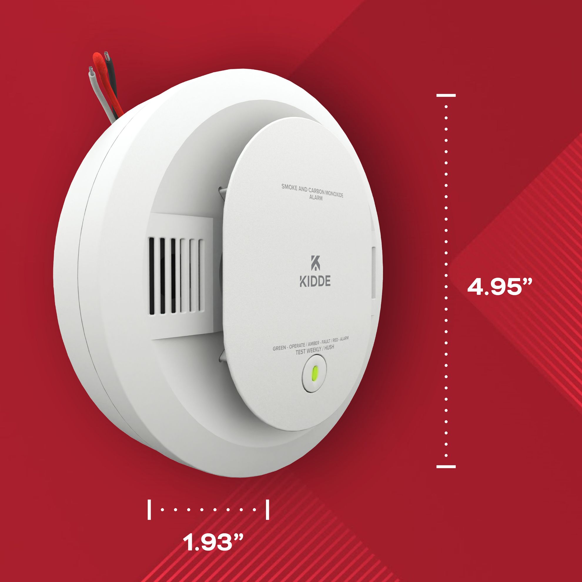 Hardwired Smoke & Carbon Monoxide Detector with Voice Alerts - 900-CUAR ...