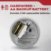 Picture of DETECT  Hardwired with AA Backup Battery