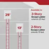 Height comparison between the two ladders: kl-2s and kl-3s 